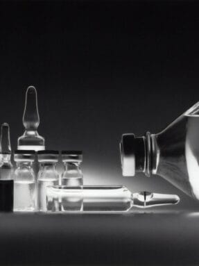 grayscale photo of tubes