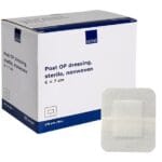ABENA Αυτοκόλλητο αποστειρωμένο επίθεμα, non woven, 6x7cm, 100τεμ.