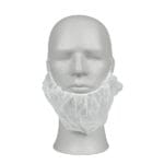 Κάλυμμα γενειάδας non woven PP 100τεμ. μη αποστ. Μιας χρήσης λευκό 11cmx25cm