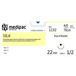Ράμμα στρογγυλό 1/2 κύκλου 22mm 4/0 75cm μαύρο