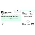 Ράμμα κόπτουσα ανάστροφη 3/8 κύκλου 19mm 4/0 45cm άχρωμο